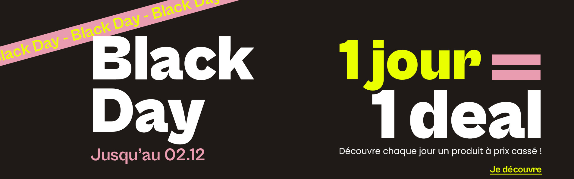 Les Black Days sont là : un deal par jour avant le Black Friday